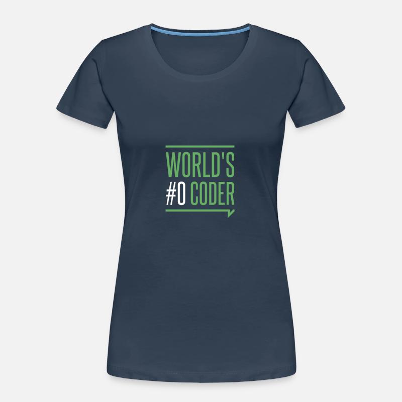 Programmeur - créateurs codeurs monde #0 codeur T-shirt bio Premium Femme