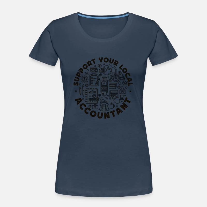 Comptable Comptable Comptable T-shirt bio Premium Femme