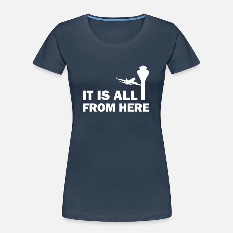 Air traffic controller Tower controller Flight attendants Women's Premium Organic T-Shirt