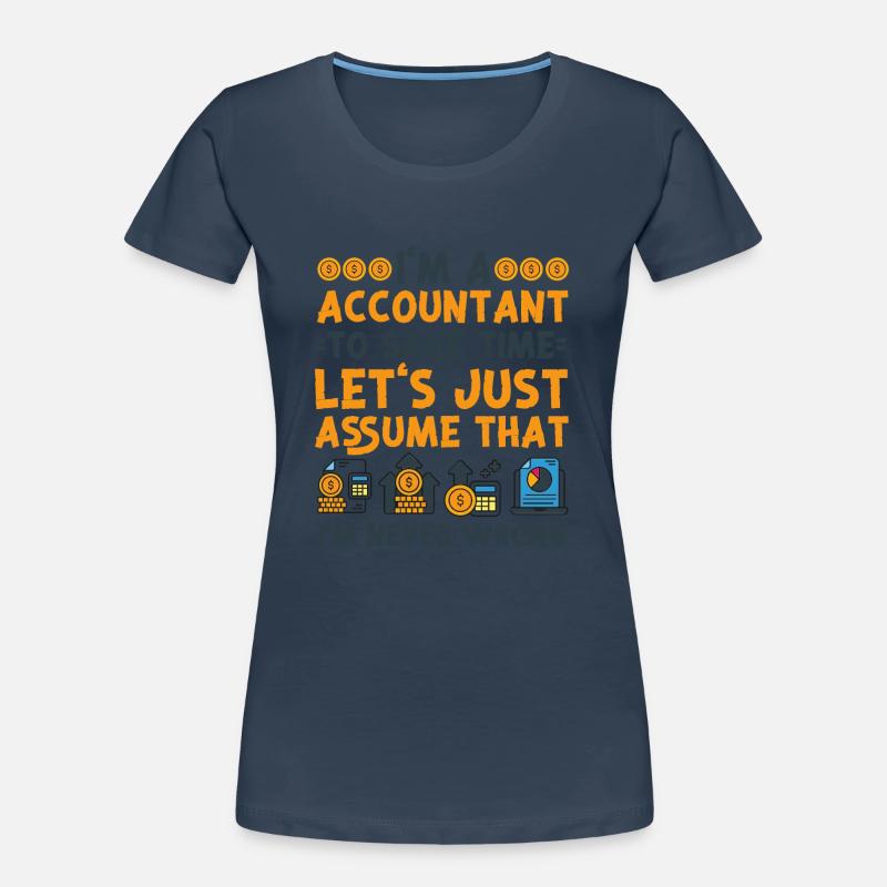 Comptable Comptable Comptable T-shirt bio Premium Femme