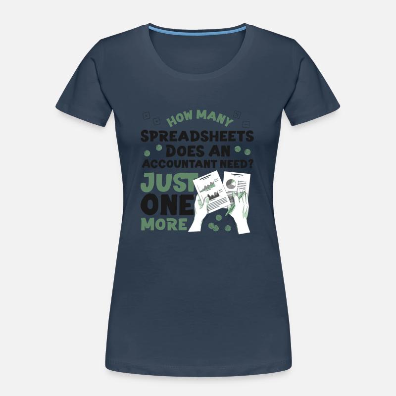 Comptable Comptable Comptable T-shirt bio Premium Femme