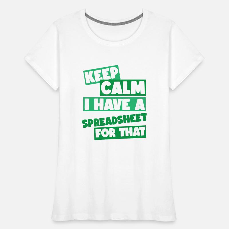 Comptable Comptable Comptable T-shirt bio Premium Femme