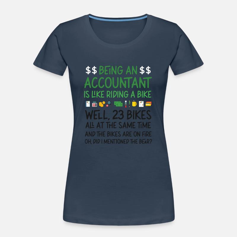 Comptable Comptable Comptable T-shirt bio Premium Femme