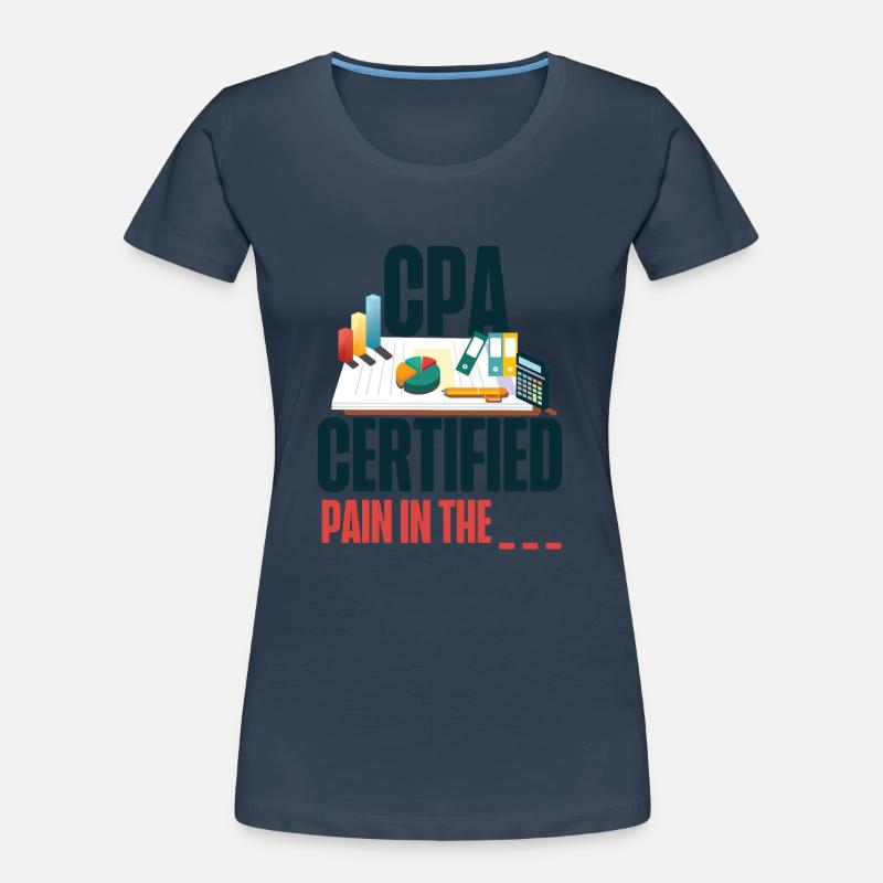 Comptable Comptable Comptable T-shirt bio Premium Femme