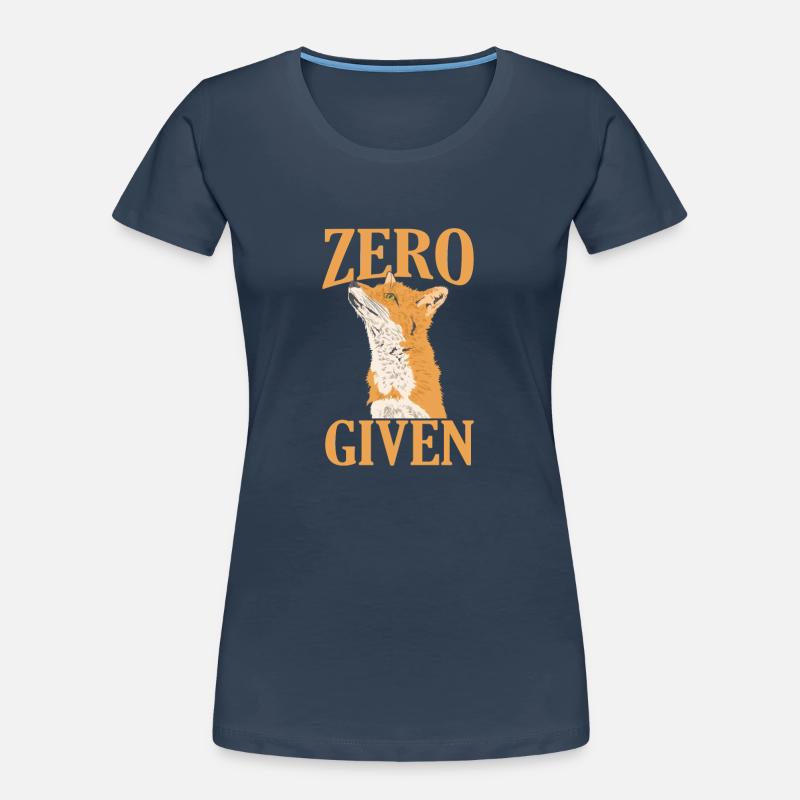 Zero given fox wilderness animal fox Women's Premium Organic T-Shirt