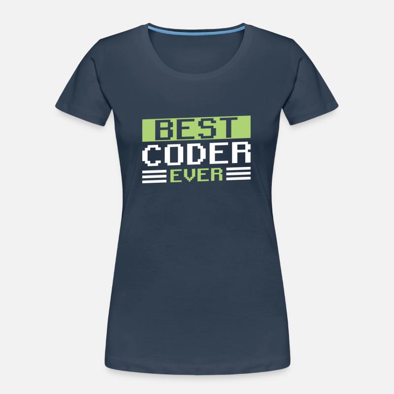 Bester Programmierer Überhaupt Code Coding Coder Frauen Premium Bio T-Shirt