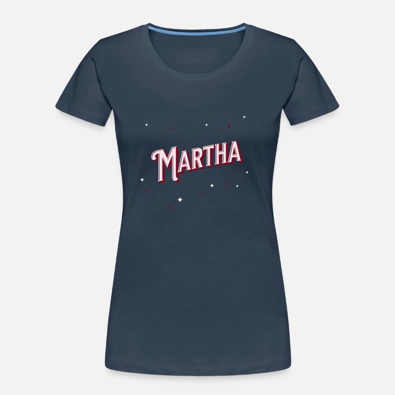 Martha's name personalized Women's Premium Organic T-Shirt