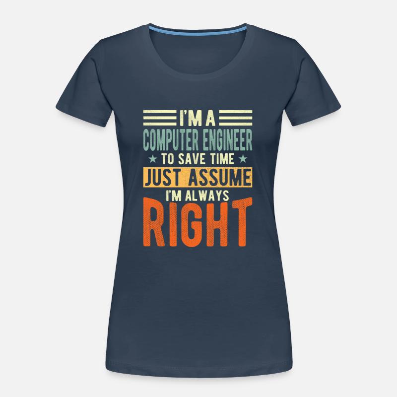 Computertechniker Frauen Premium Bio T-Shirt