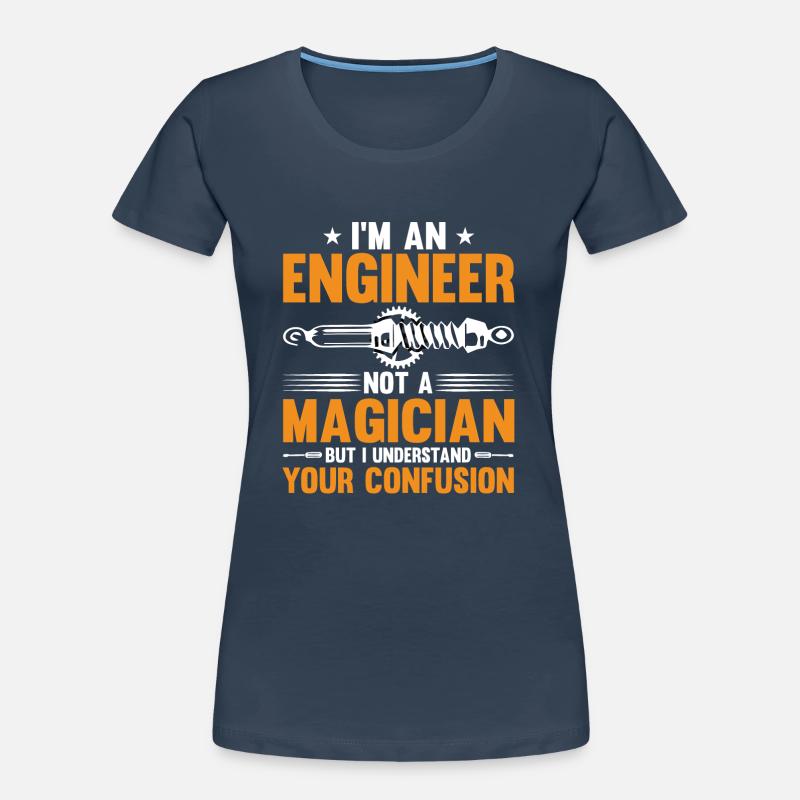 Engineer Brain Mechanical Engineering Electrical Engineering Math Women's Premium Organic T-Shirt