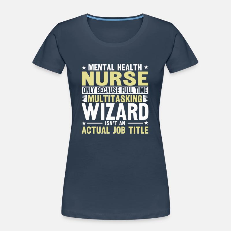 Nurse just because full-time multitasking Women's Premium Organic T-Shirt
