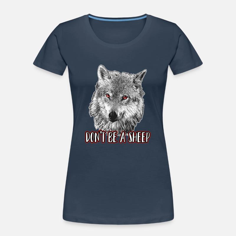 Don't be a sheep Women's Premium Organic T-Shirt