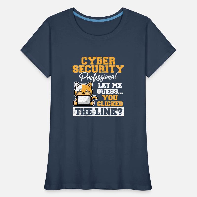 Cybersecurity Cyber Security MFA Hacker Pentester Frauen Premium Bio T-Shirt