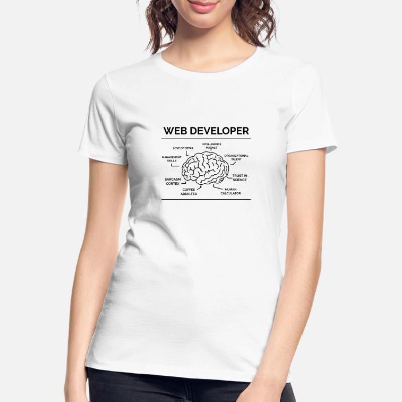 Web Developer Programmer Women's Premium Organic T-Shirt