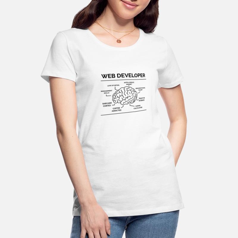 Web Developer Programmer Women's Premium Organic T-Shirt