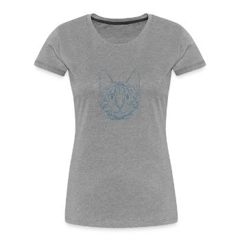 Bengal Cat Domestic Cat Pet Breed - Women's Premium Organic T-Shirt -  - Front - Mia (176cm)