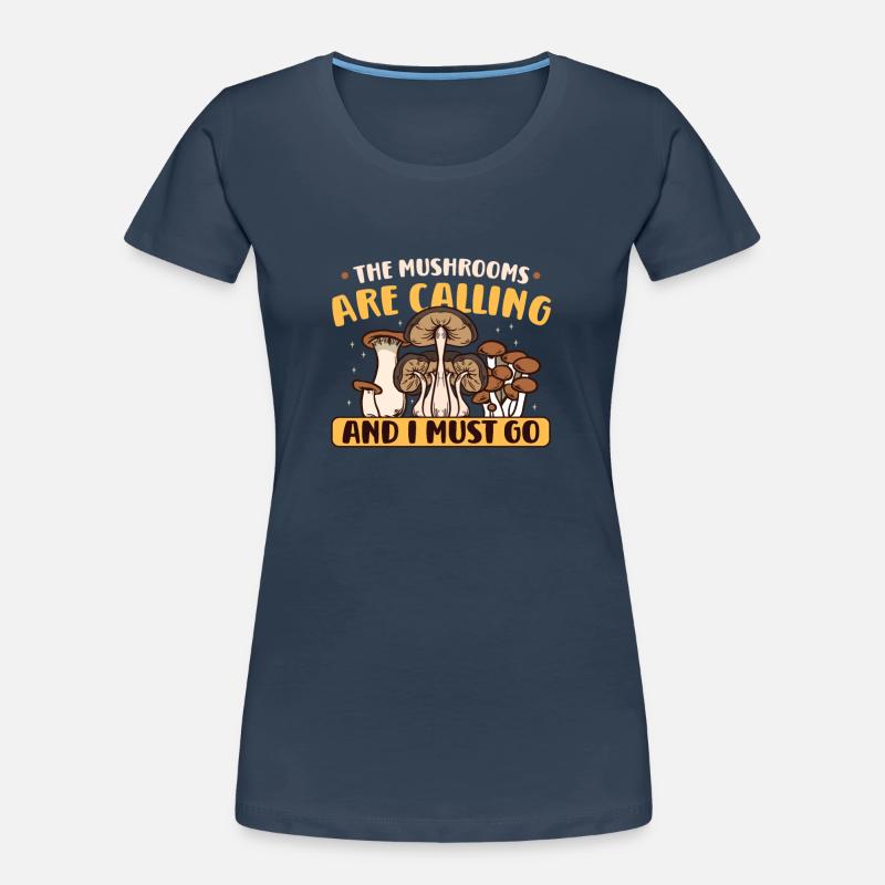 Cueilleur de champignons de Morel Champignon Champignon T-shirt bio Premium Femme