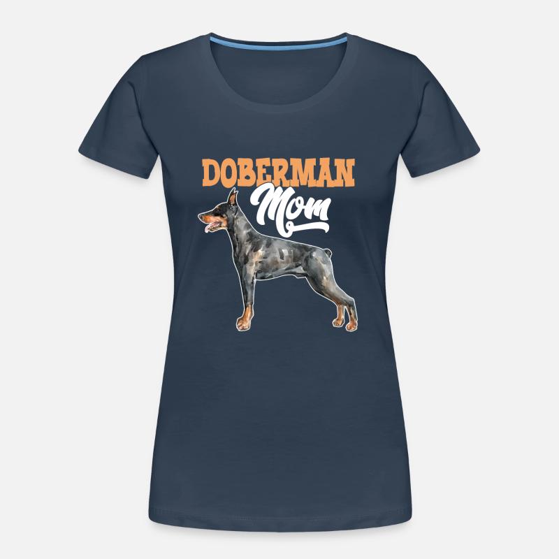 Dobermann Hund Dobermann Mutter Frauen Premium Bio T-Shirt