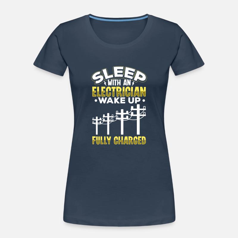 Electrician Electrical Engineer Lineman Electrical Women's Premium Organic T-Shirt