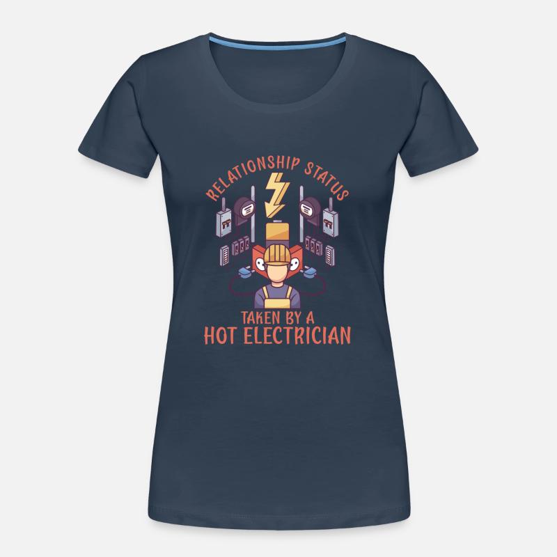 Electrician Electrical Engineer Lineman Electrical Women's Premium Organic T-Shirt