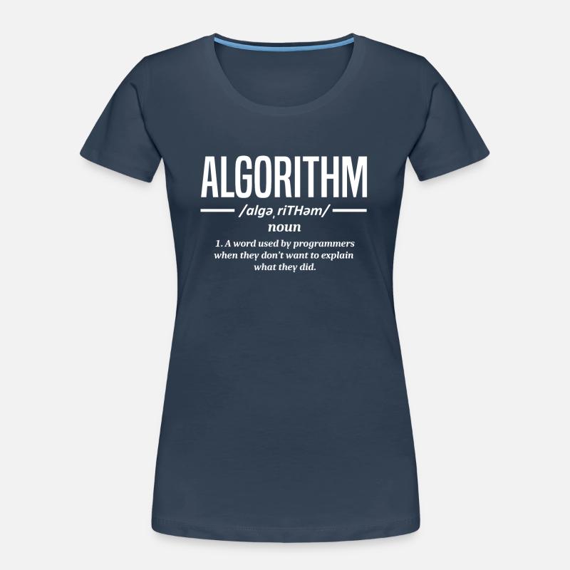 Algorithmus-Programmierer, Kodierung, Kodierer Frauen Premium Bio T-Shirt