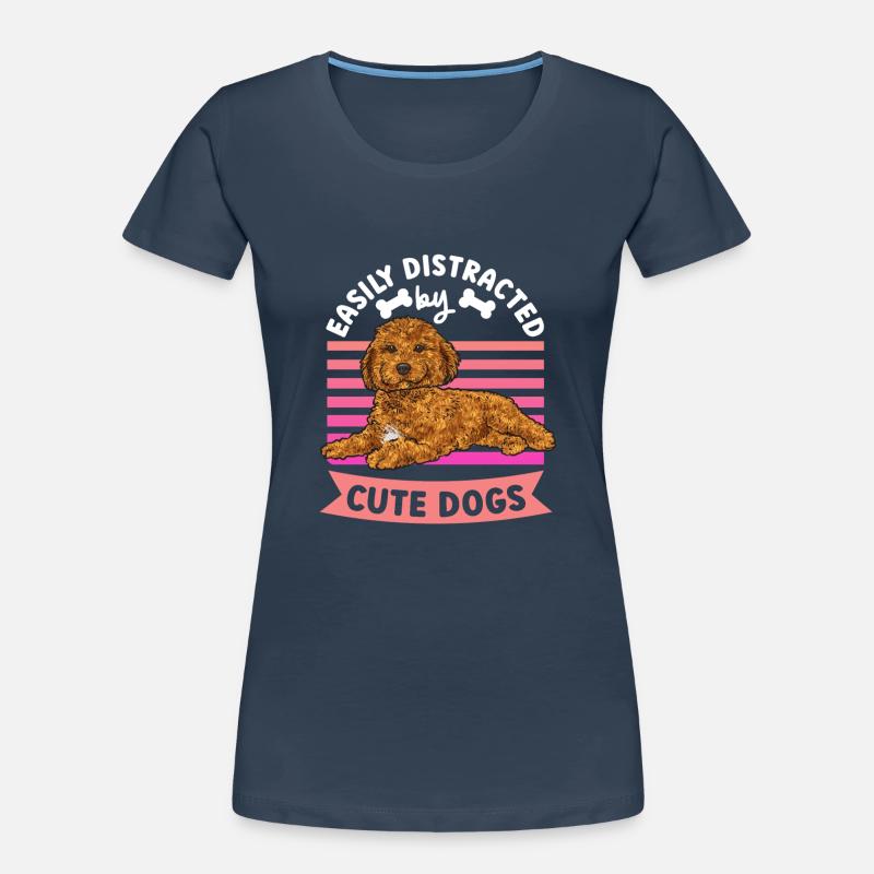Cavapoo Cavoodle Capoodle Chien T-shirt bio Premium Femme