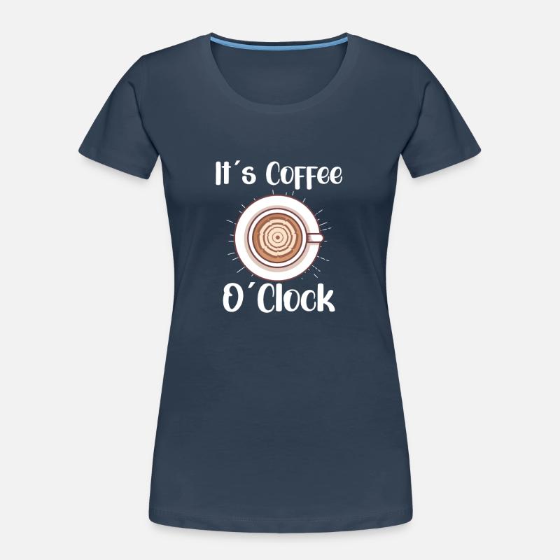 Coffee Lover Caffeine Molecule Java Latte Espresso Women's Premium Organic T-Shirt