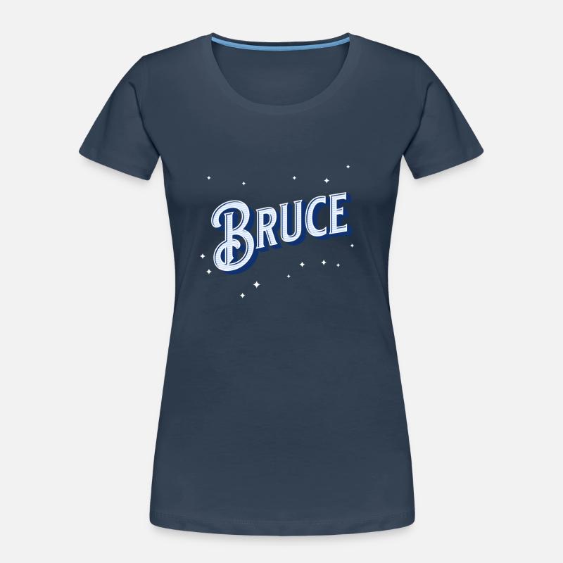 Bruce name personalized Women's Premium Organic T-Shirt