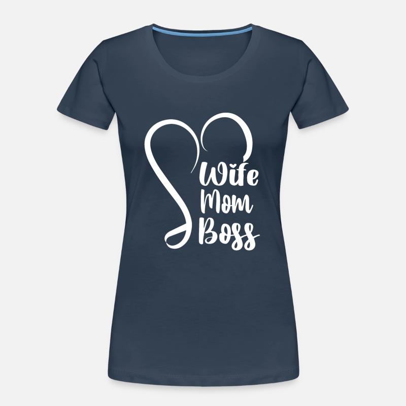 Mutter Ehefrau Boss Muttertag Beste Mama Frau Chef Frauen Premium Bio T-Shirt