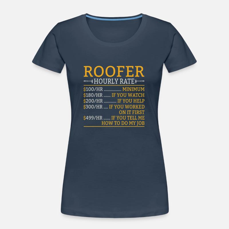 Dachdecker Vater Dachdecker Dachdecker Techniker Frauen Premium Bio T-Shirt