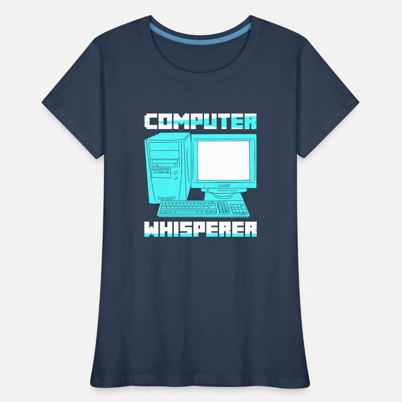 Computer Whisperer Software Coding Frauen Premium Bio T-Shirt