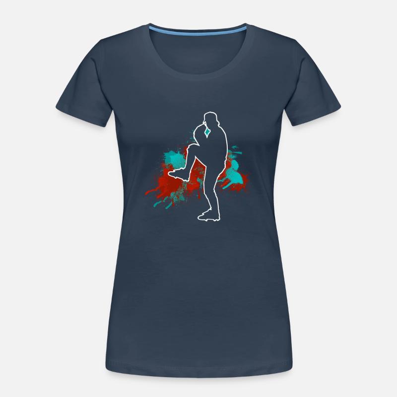 Baseball Frauen Premium Bio T-Shirt