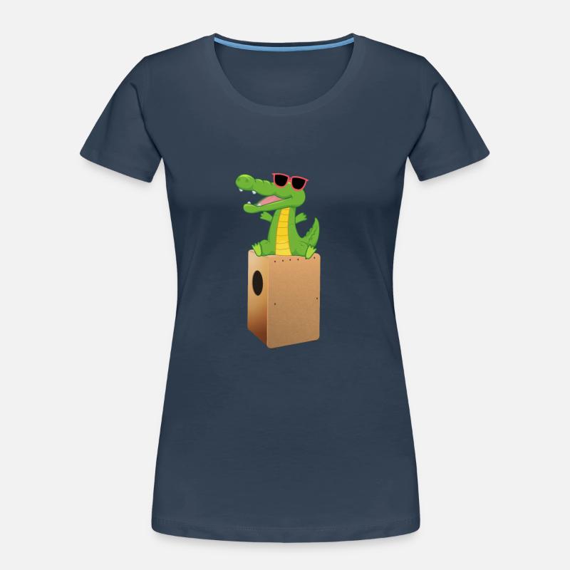 Cajon Box Drum Instrument Peruvian Cajon Women's Premium Organic T-Shirt