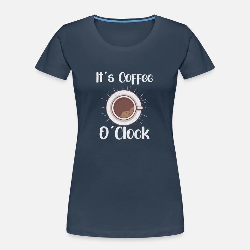 Coffee Lover Caffeine Molecule Java Latte Espresso Women's Premium Organic T-Shirt