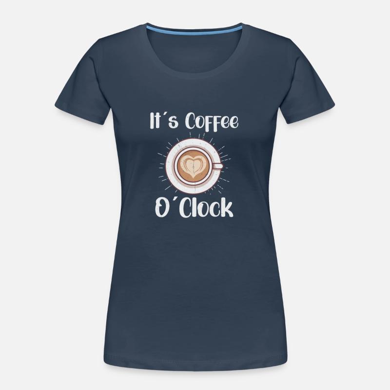 Coffee Lover Caffeine Molecule Java Latte Espresso Frauen Premium Bio T-Shirt