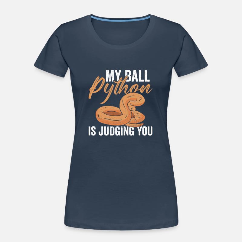 Python Königspython Bananenkugel Python Frauen Premium Bio T-Shirt