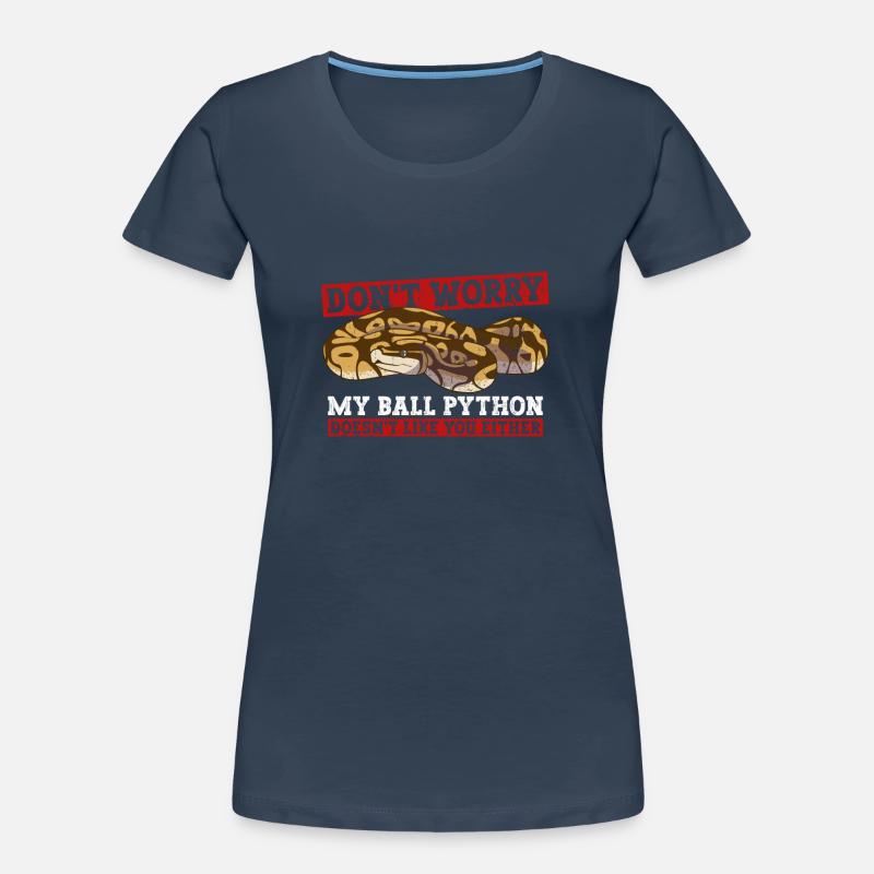 Königspython Bananenkugel Python Frauen Premium Bio T-Shirt