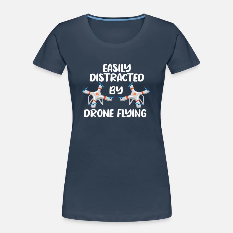 Drone volant, drones, drones, modèles réduits d’avions T-shirt bio Premium Femme