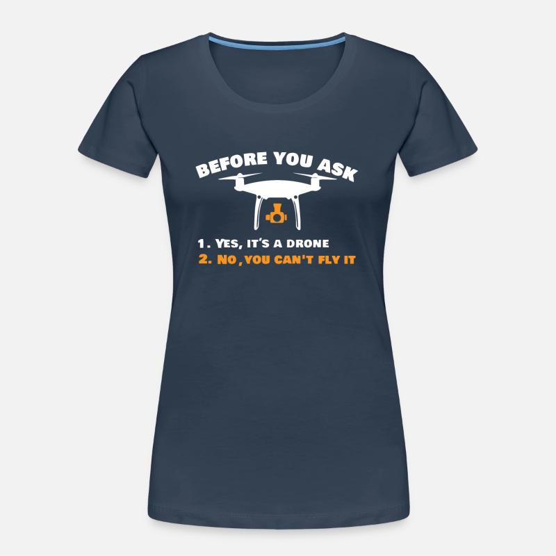 Drone volant, drones, drones, modèles réduits d’avions T-shirt bio Premium Femme