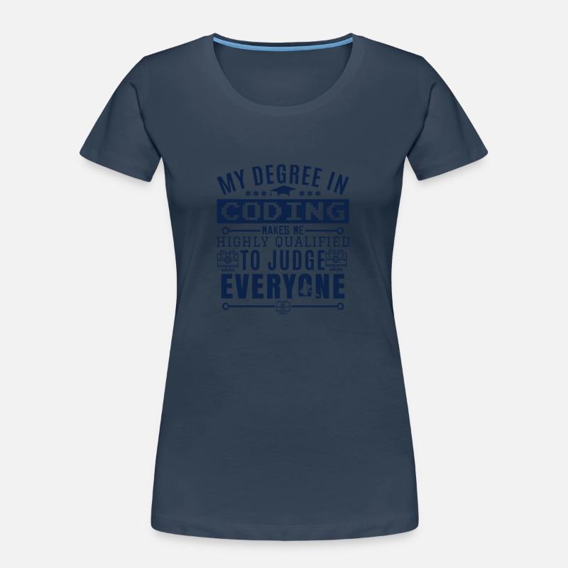 Coder | Programmer | Software Developer Women's Premium Organic T-Shirt