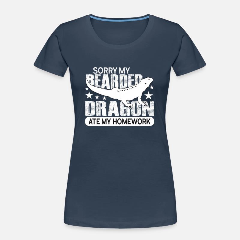 Reptilien Spruch Geschenk Eidechse Bartagame Frauen Premium Bio T-Shirt