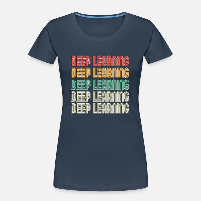 Deep Learning Machine Learning AI KI Frauen Premium Bio T-Shirt