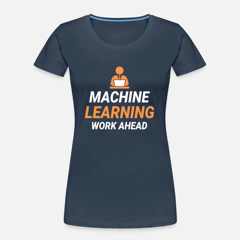 Deep Learning Machine Learning AI KI Frauen Premium Bio T-Shirt