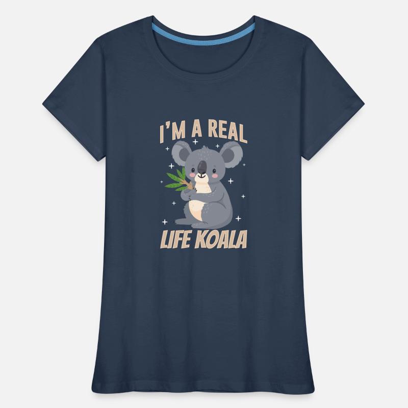 Ich Bin Ein Echter Koala Süß Tier Koalas Koalabär Frauen Premium Bio T-Shirt