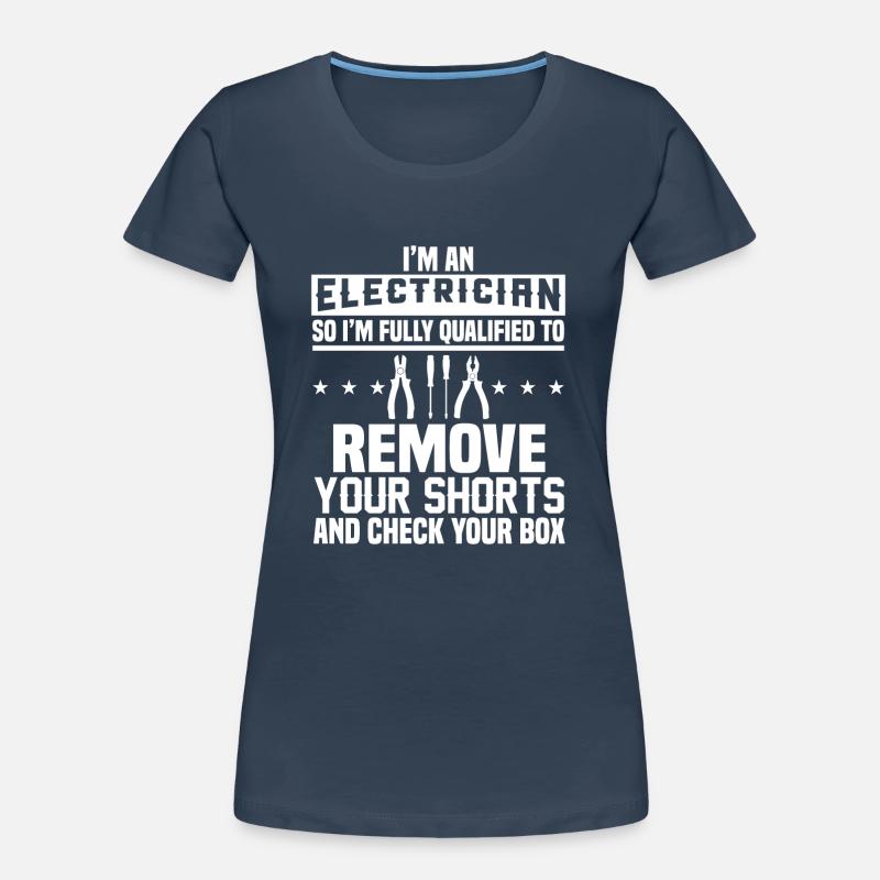Electrician Electrical Engineering Insulation pliers Electronics Women's Premium Organic T-Shirt