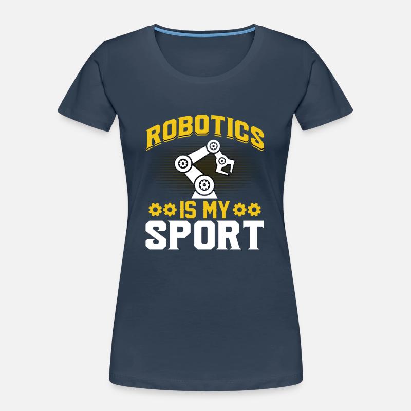 Roboter Programmierer Automatisierungstechniker Frauen Premium Bio T-Shirt