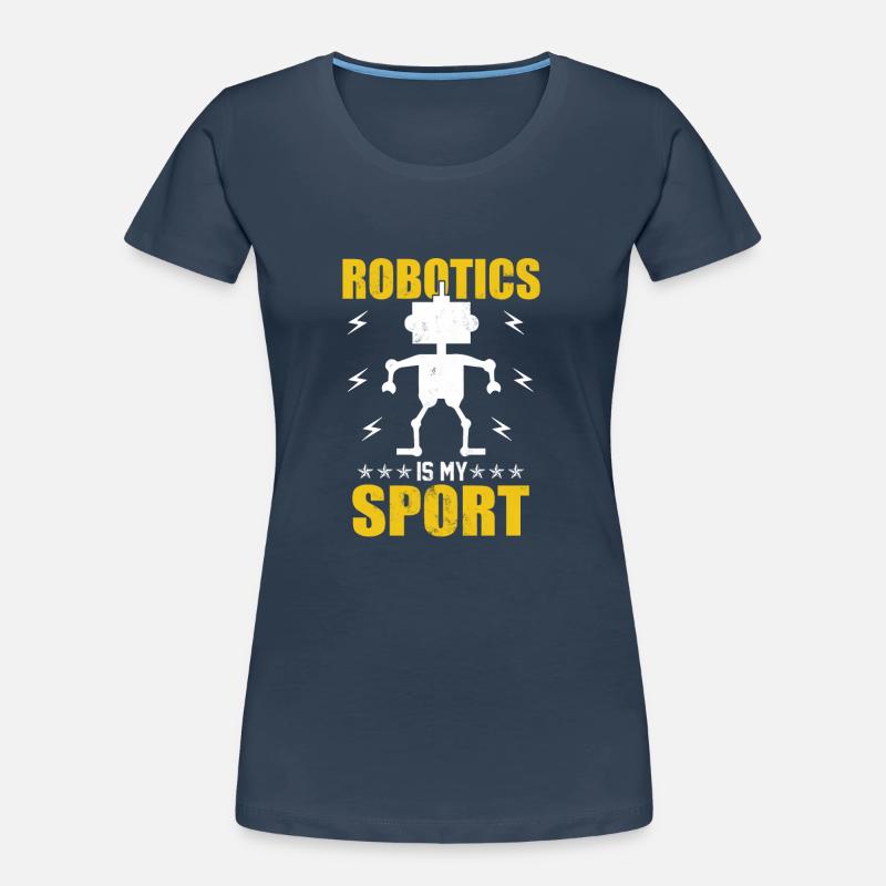 Programmeur de robots Technicien en automatisation T-shirt bio Premium Femme