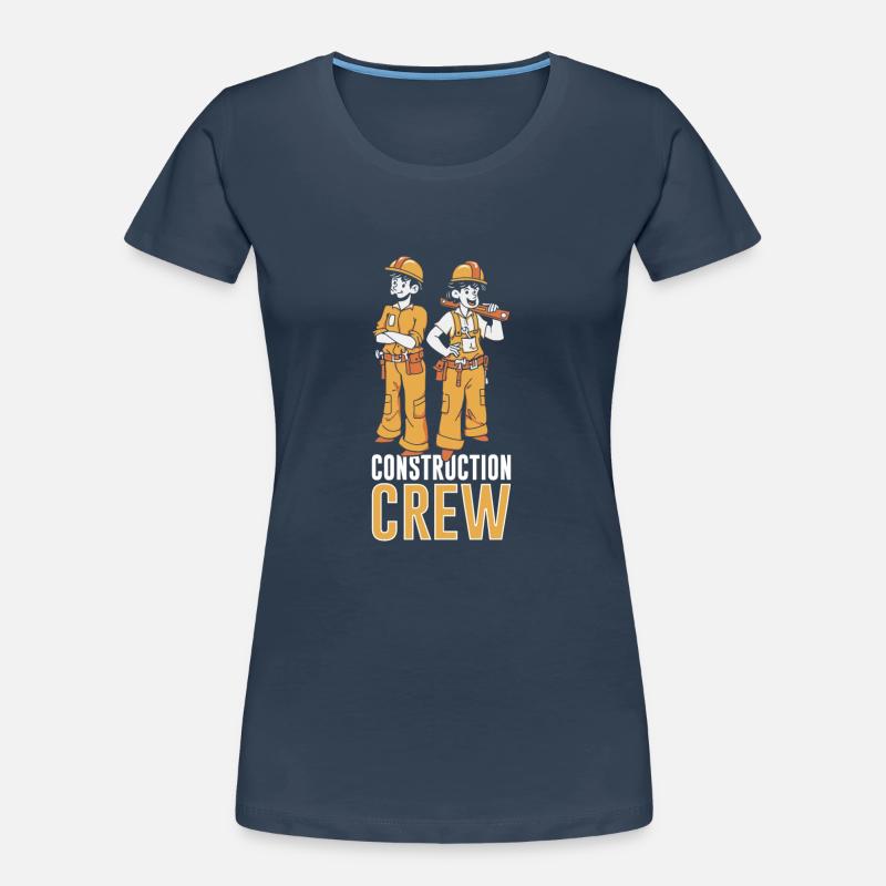 Construction Crew, Teamwork, Construction Site, Construction Construction Worker Women's Premium Organic T-Shirt