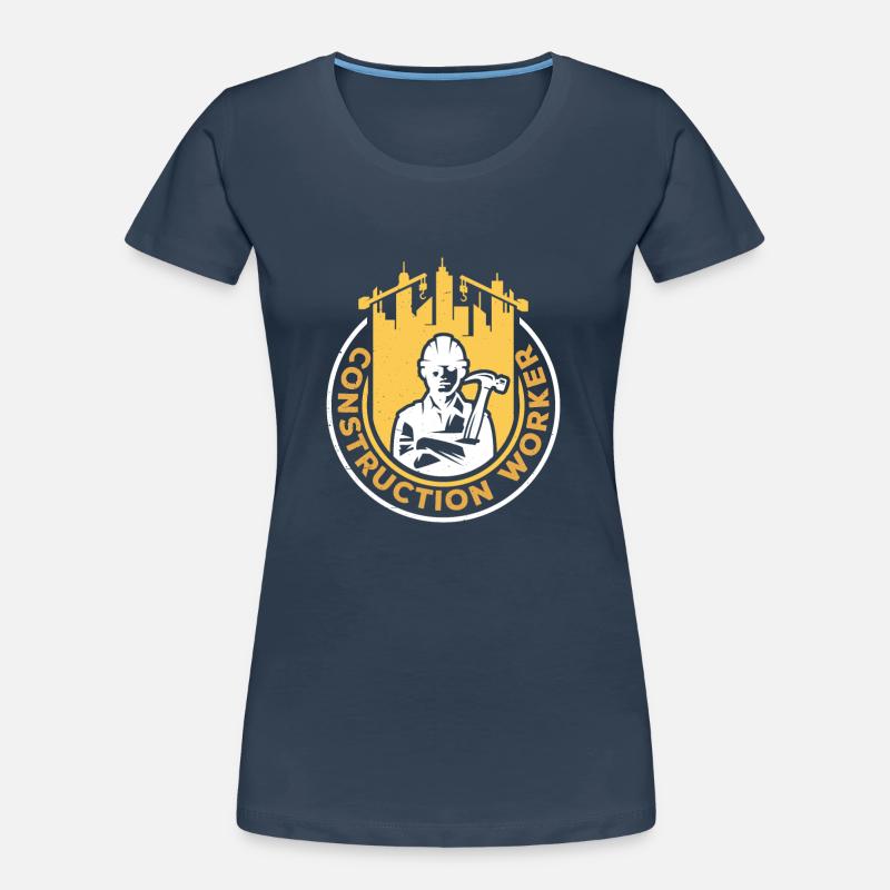 Construction workers Construction Team Teamwork Construction site Women's Premium Organic T-Shirt