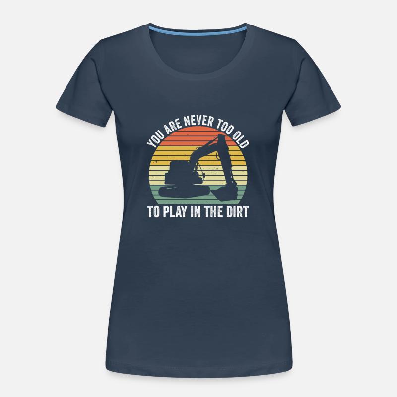 Baggerführer Und Baggerfahrer Frauen Premium Bio T-Shirt