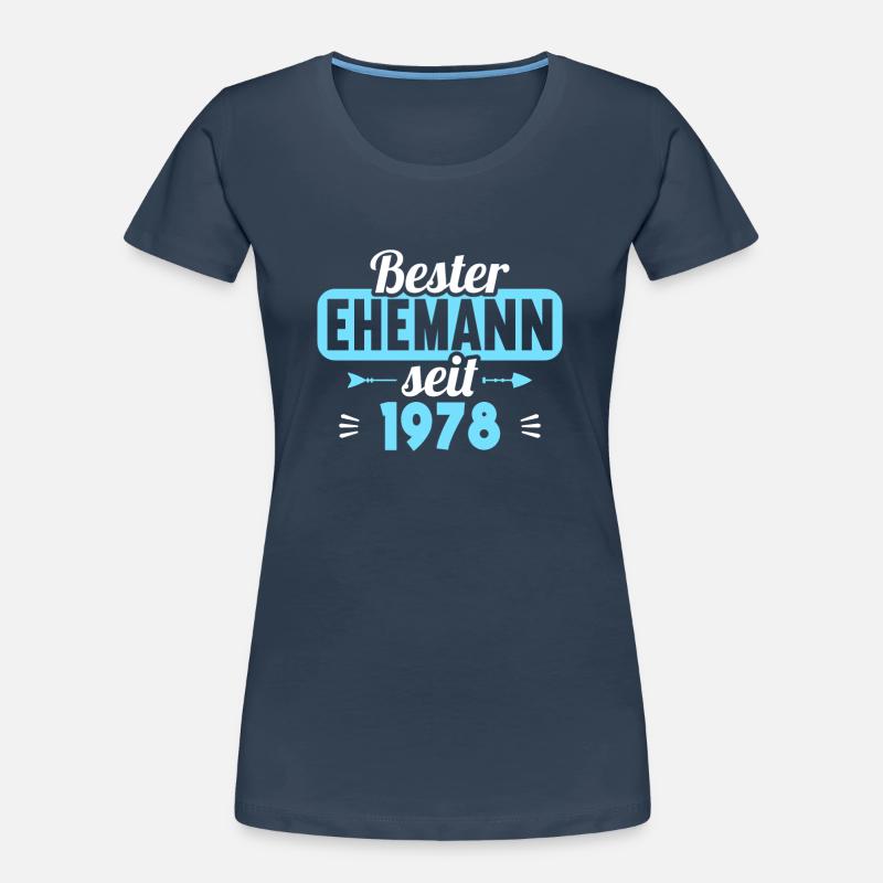 45. Hochzeitstag Bester Ehemann seit 1978 Frauen Premium Bio T-Shirt